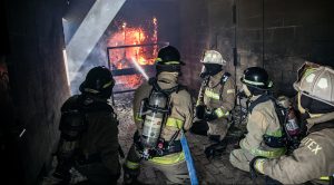 ACC Fire Academy students practice extinguishing fires