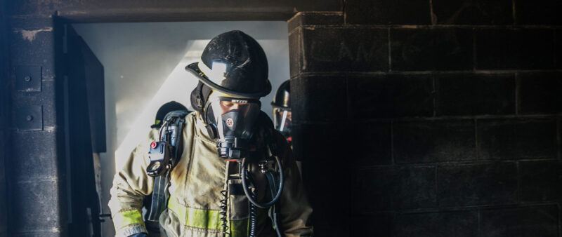 ACC Fire Academy students practice extinguishing fires