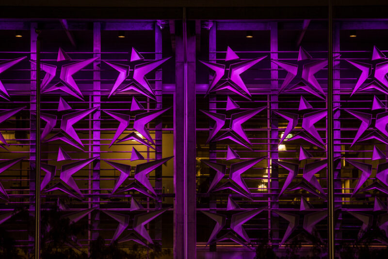 HLC wall with ACC logo