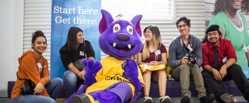 The ACC River Bat with students